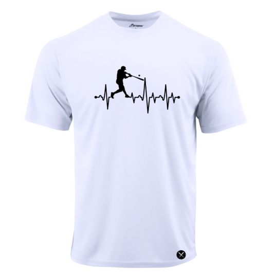 Youth Baseball Heartbeat shirt