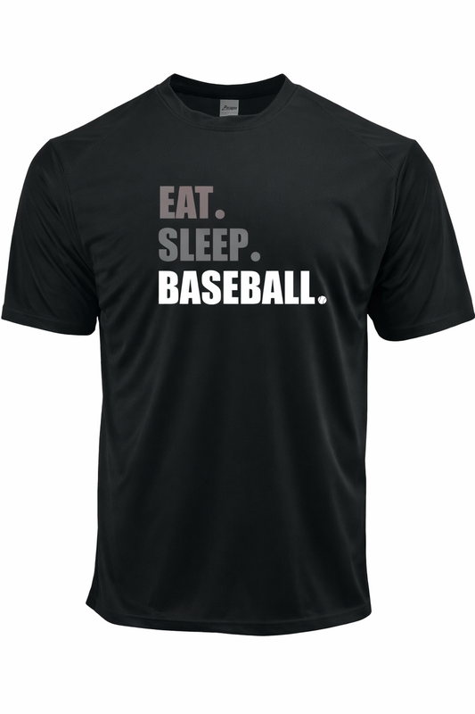 Youth Eat Sleep Baseball baseball shirt