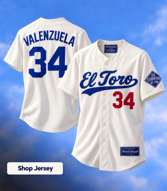 Authentic Adult Fernando Valenzuela - EL Toro Jersey