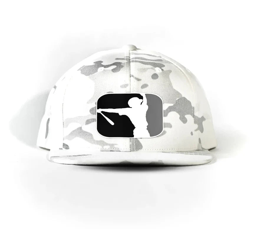 RTTB logo white camo snap back